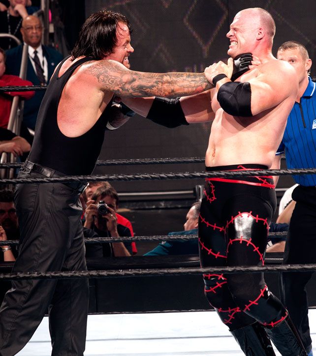grand moment of The Undertaker vs Kane