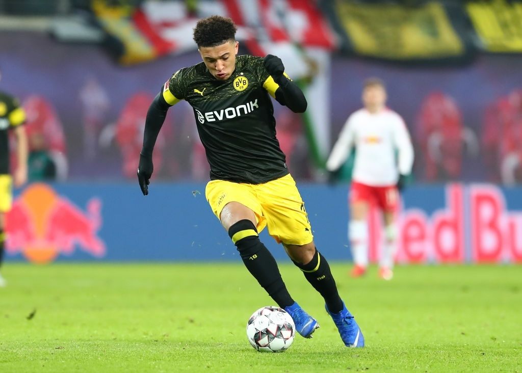 Jaden Sancho targeted by Man Utd