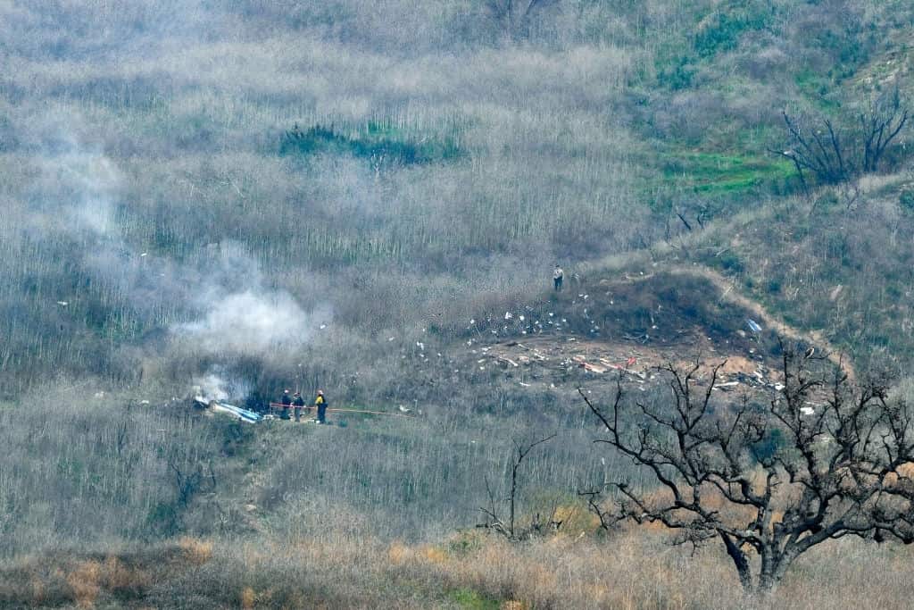 Kobe Bryant helicopter crash site