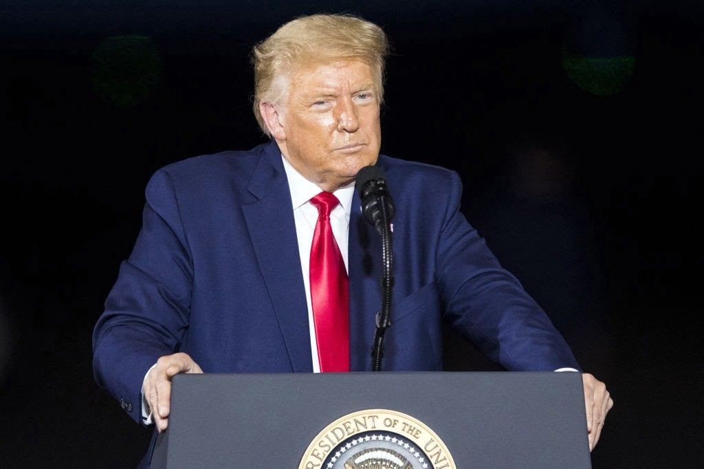 Donald Trump speaks about politics being involved with NBA