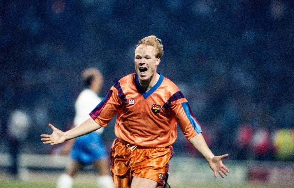 Ronald of Barcelona celebrate goal in Barcelona jersey