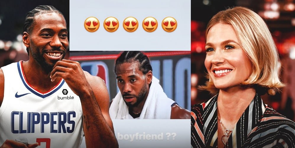 January Jones Leonard Kawhi