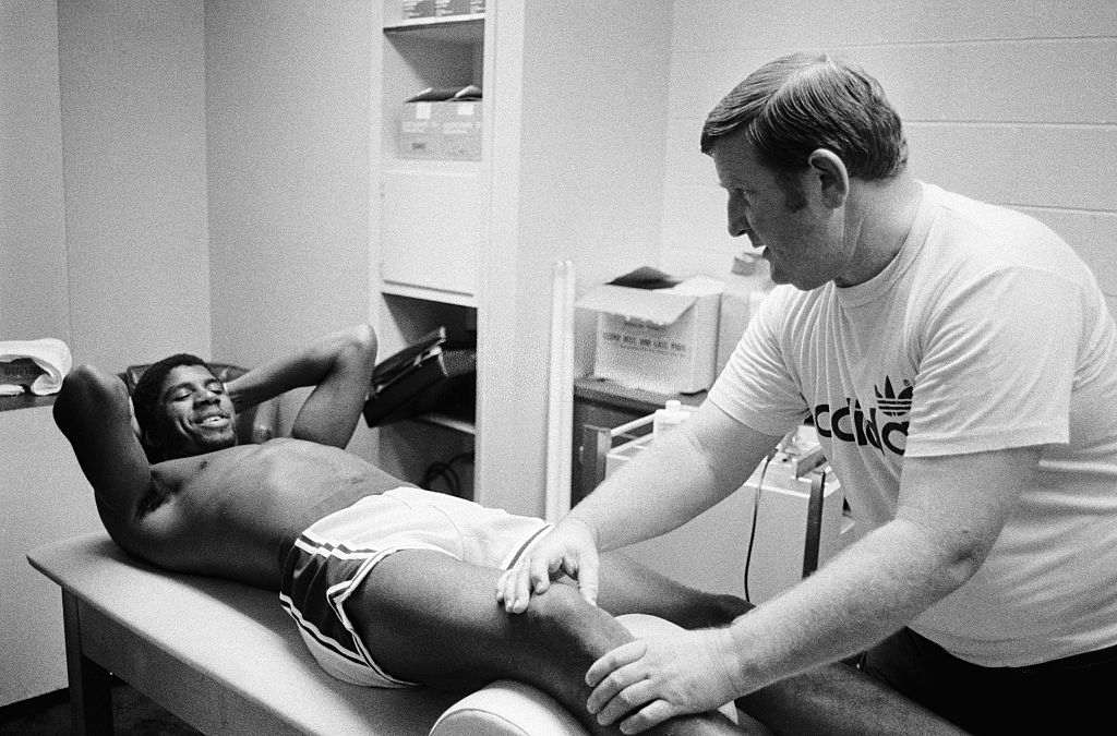 Earvin "Magic" Johnson injury