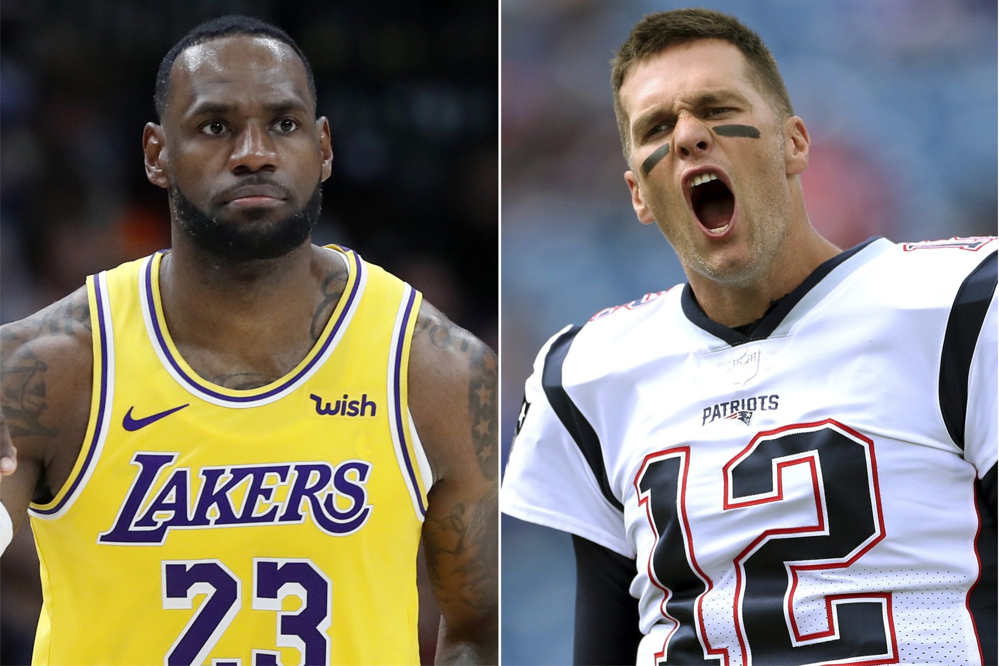 Tom Brady vs LeBron James