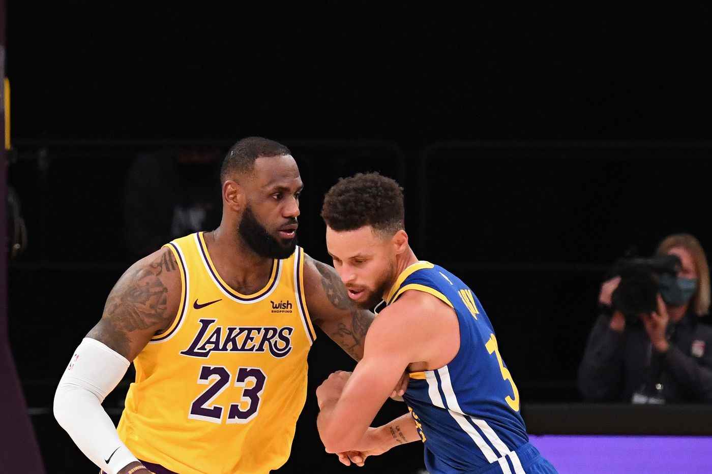 LeBron James and Stephen Curry