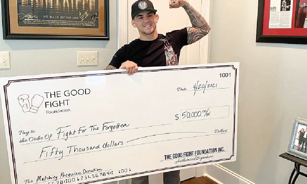 Dustin Poirier charity