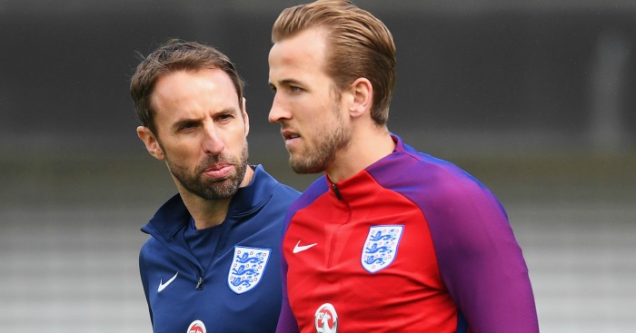 Harry Kane and Southgate
