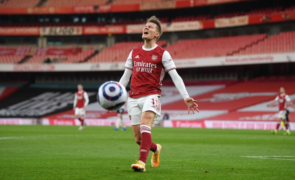 Martin Odegaard of Arsenal
