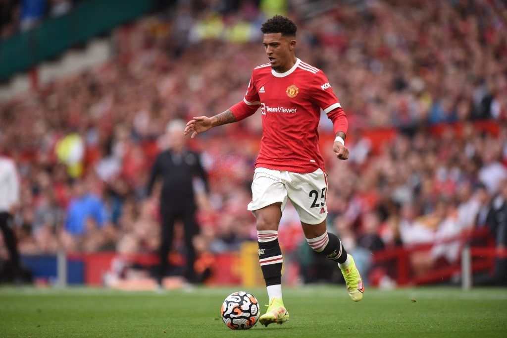 Jadon Sancho Man United vs Newcastle 