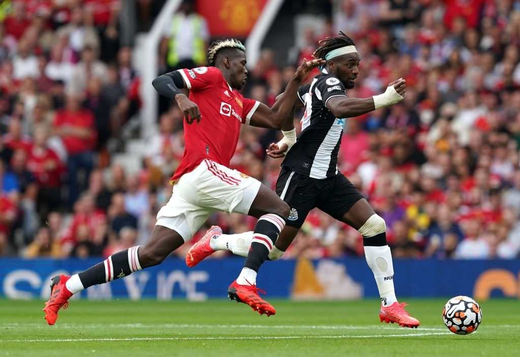 Allan Saint-Maximin Man United vs Newcastle