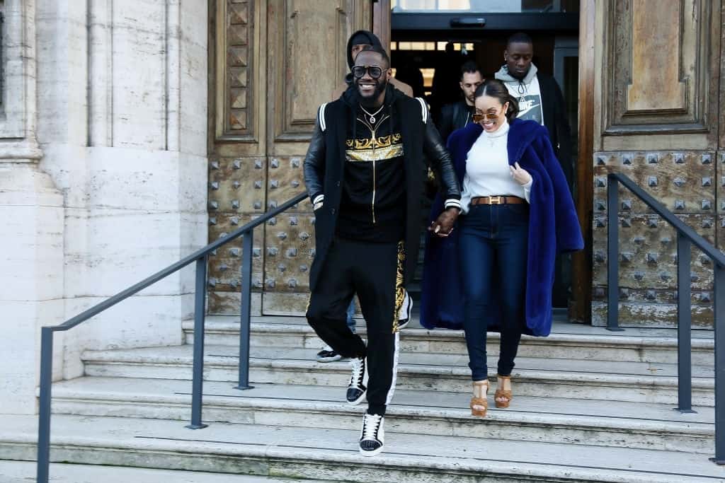 Deontay Wilder&nbsp;and Telli Swift are sighting in Rome 