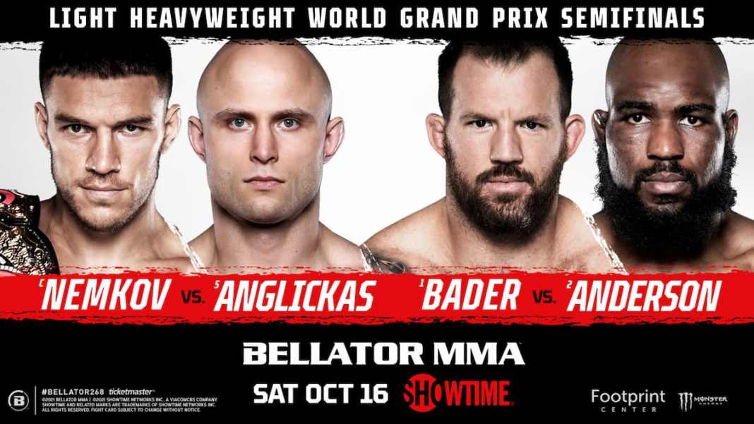 Bellator 268: Nemkov vs Anglickas Fight Card