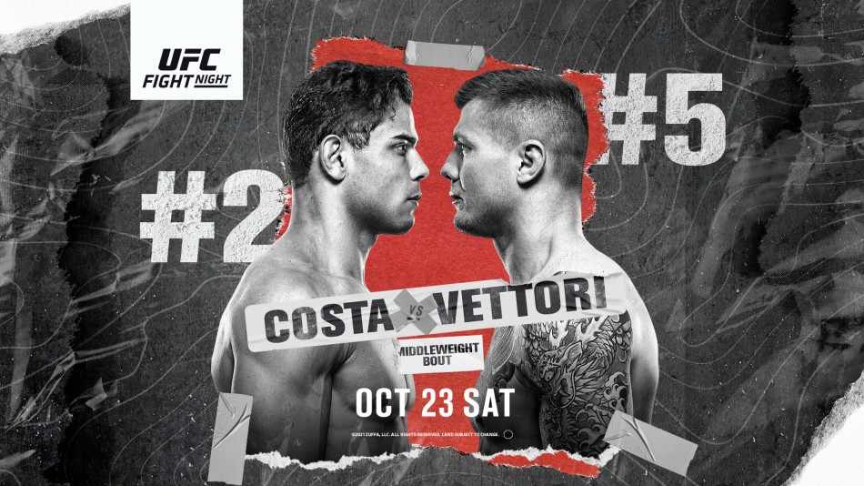 UFC Vegas 41 Costa vs Vettori Official Poster