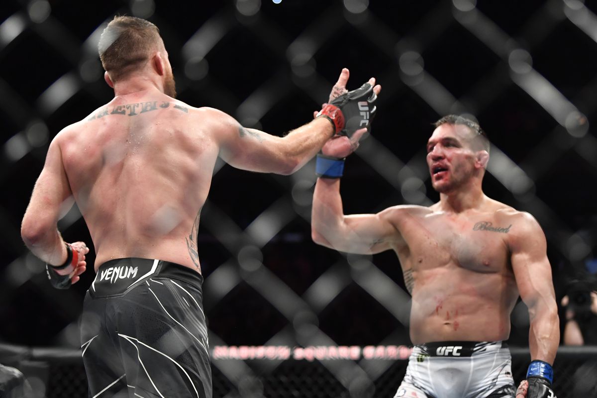 Justin Gaethje vs Michael Chandler