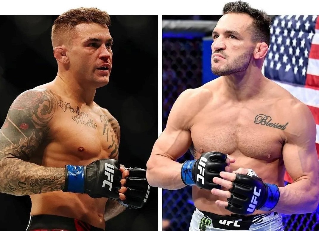 Michael Chandler and Dustin Poirier