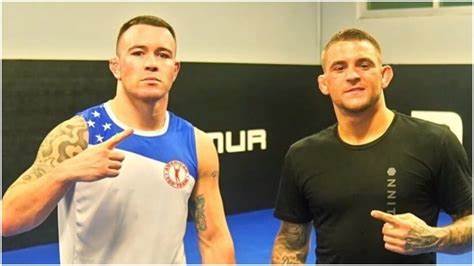 Dustin Poirier and Colby Covington