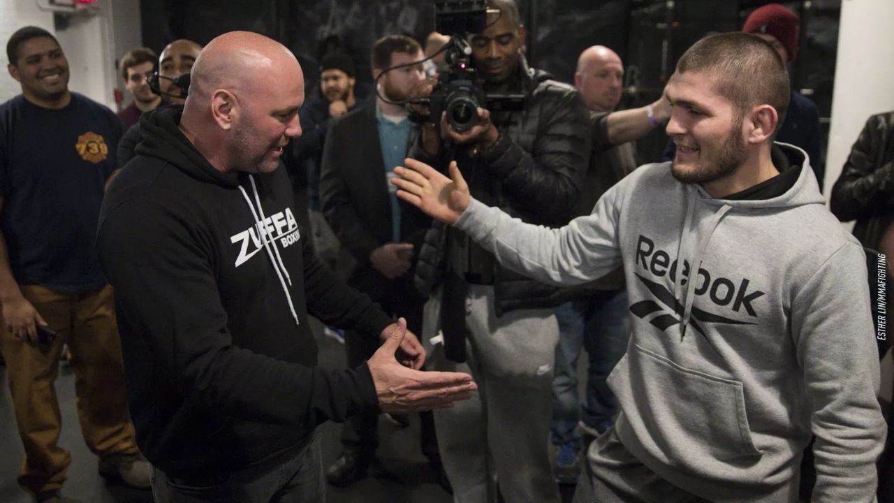 Khabib and Dana White