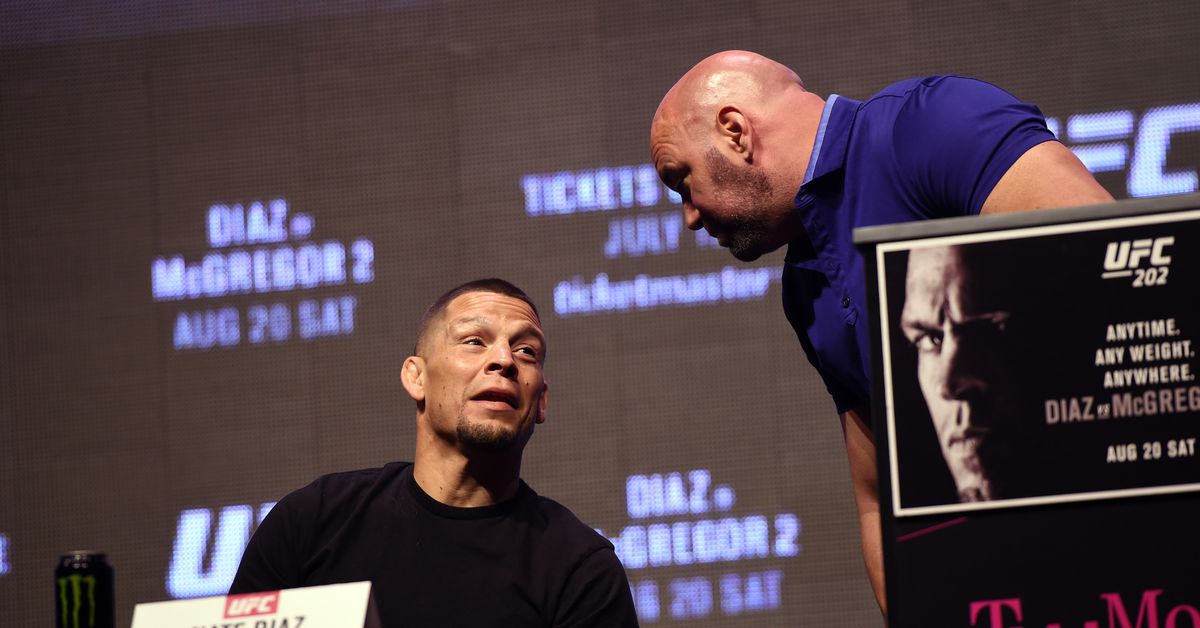 Nate Diaz and Dana White