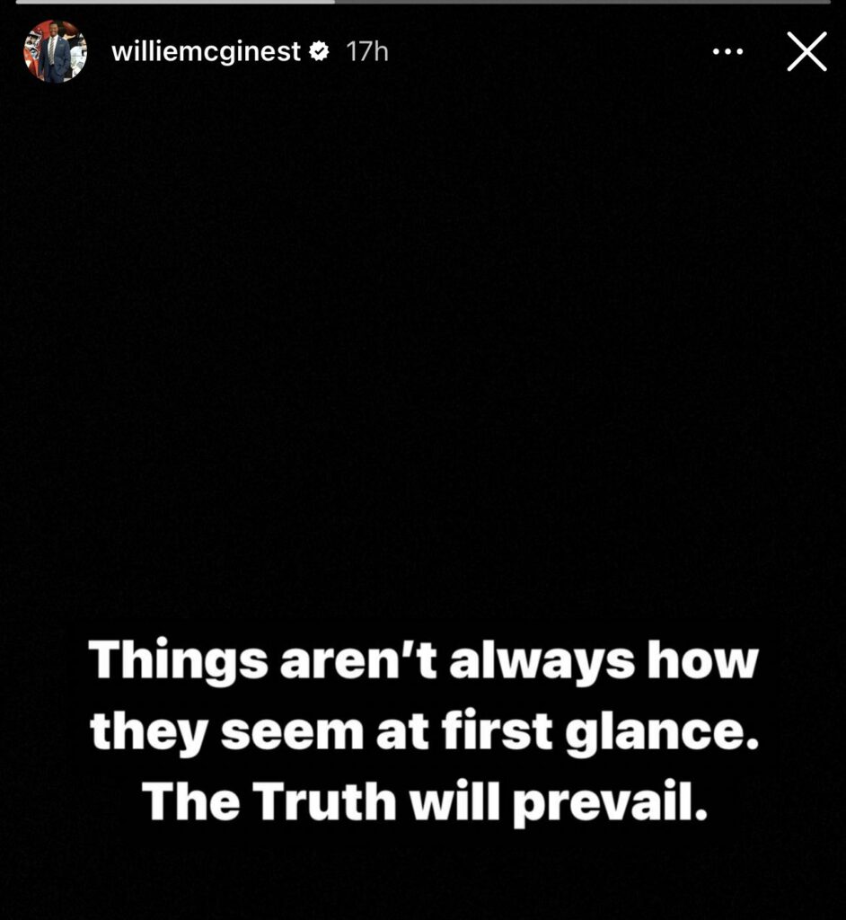 Willie McGinest defends himself