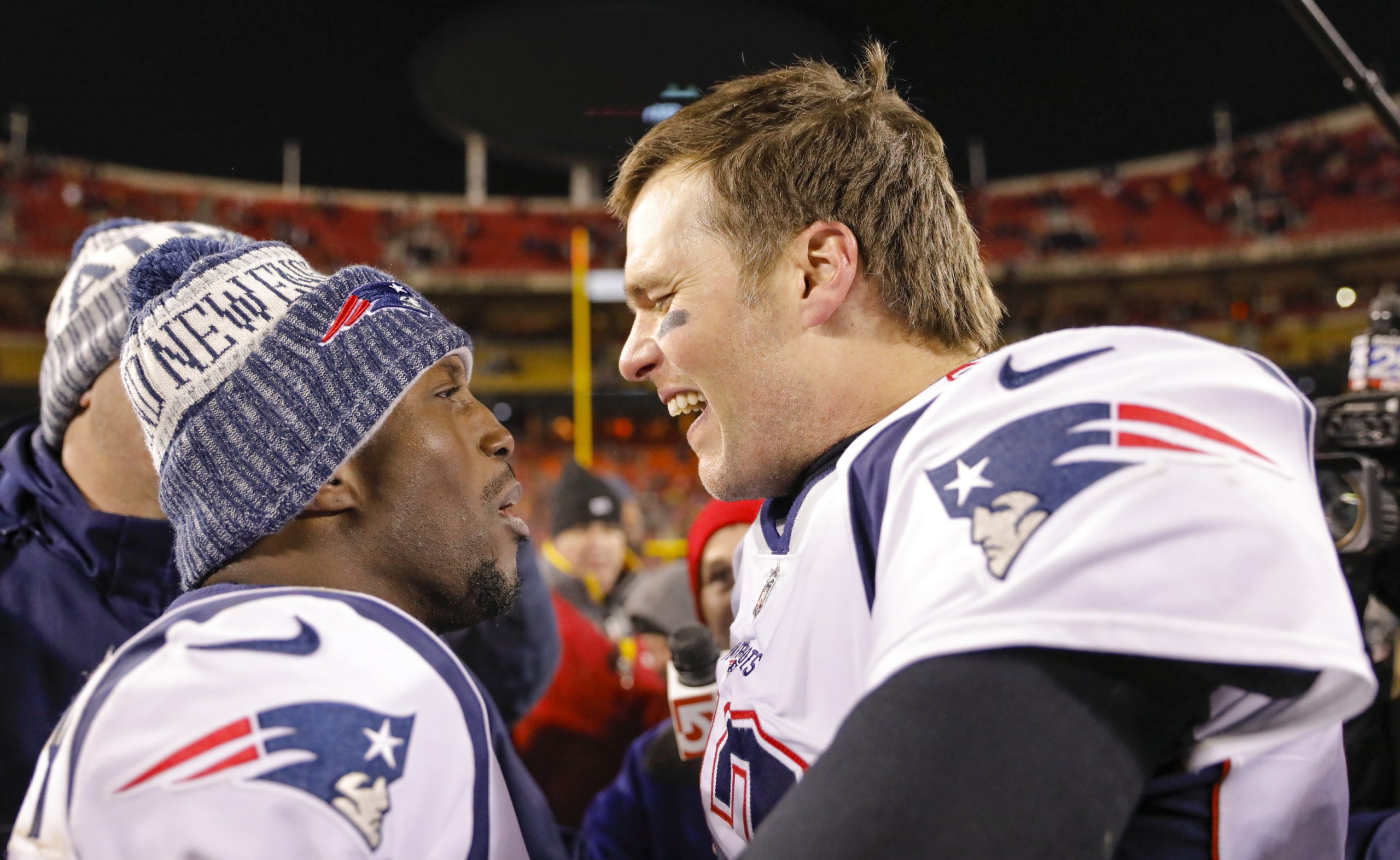Tom Brady and Devin Mccourty