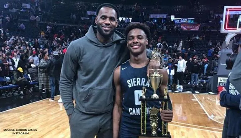 bronny james lebron james