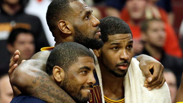 lebron james kyle irving tristan thompson