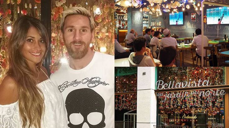 Messi at restaurant