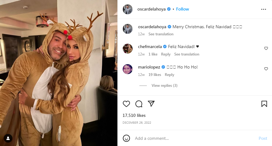 Oscar de la Hoya Girlfriend
