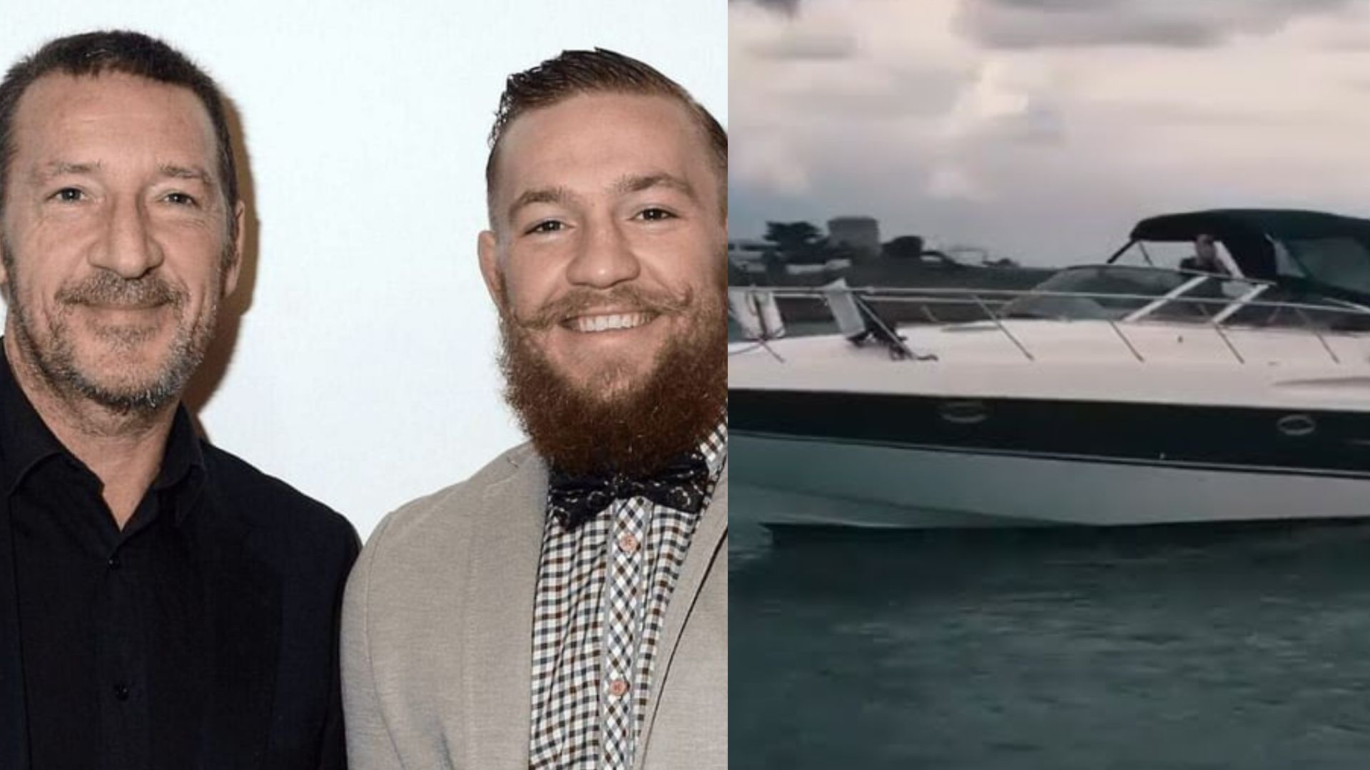 Conor McGregor with his dad Tony