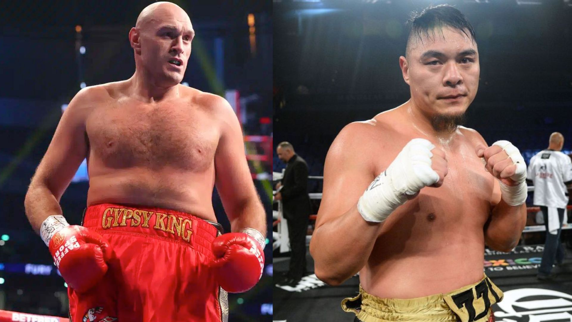 Tyson Fury inside the ring