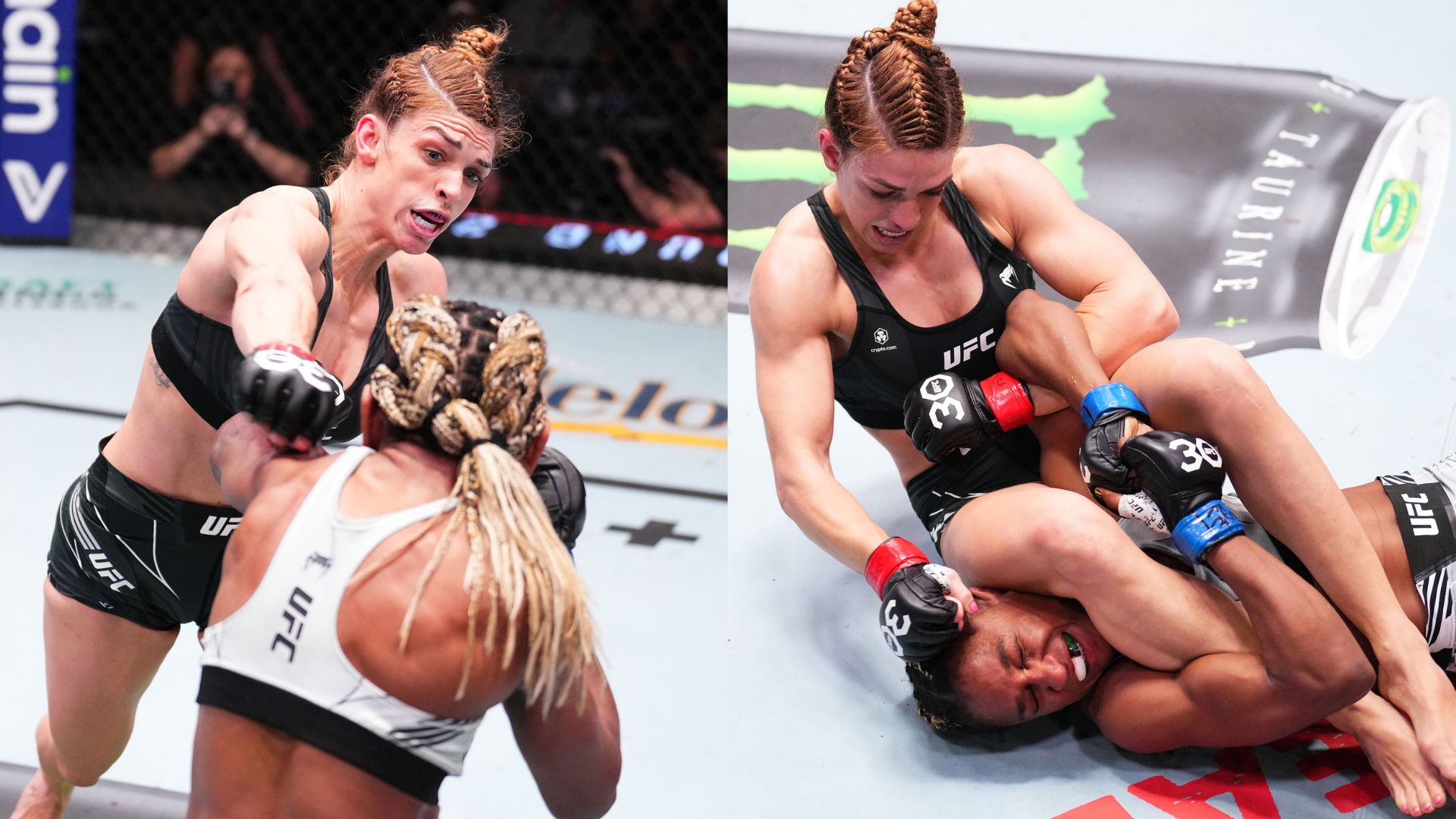 Mackenzie Dern locks in an armbar