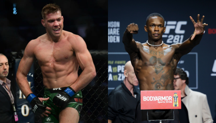 Dricus Du Plessis inside the octagon