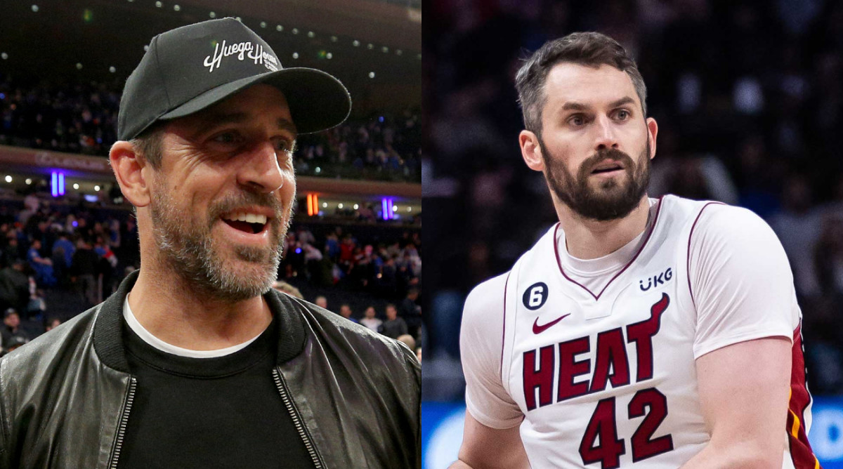 Kevin Love and Aaron Rodgers