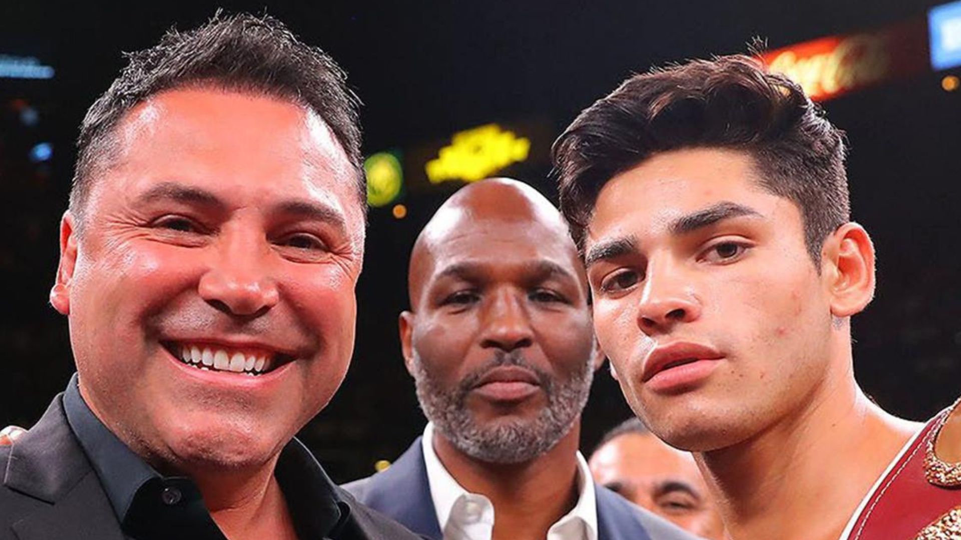 Ryan Garcia with Oscar De La Hoya