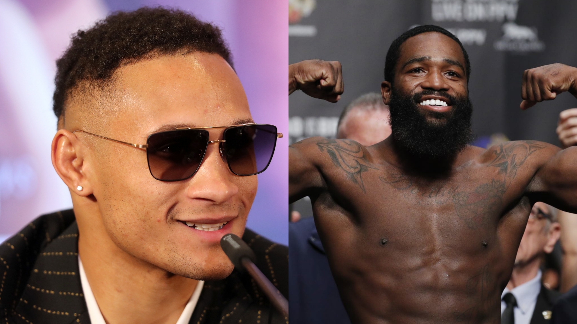Regis Prograis speaks at a press conference