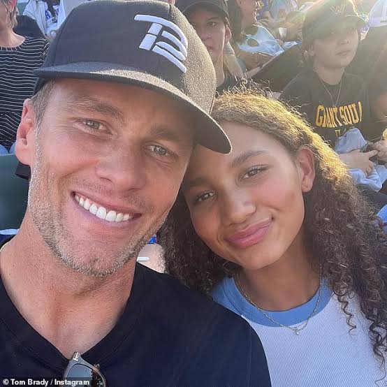 Maya and Tom Brady