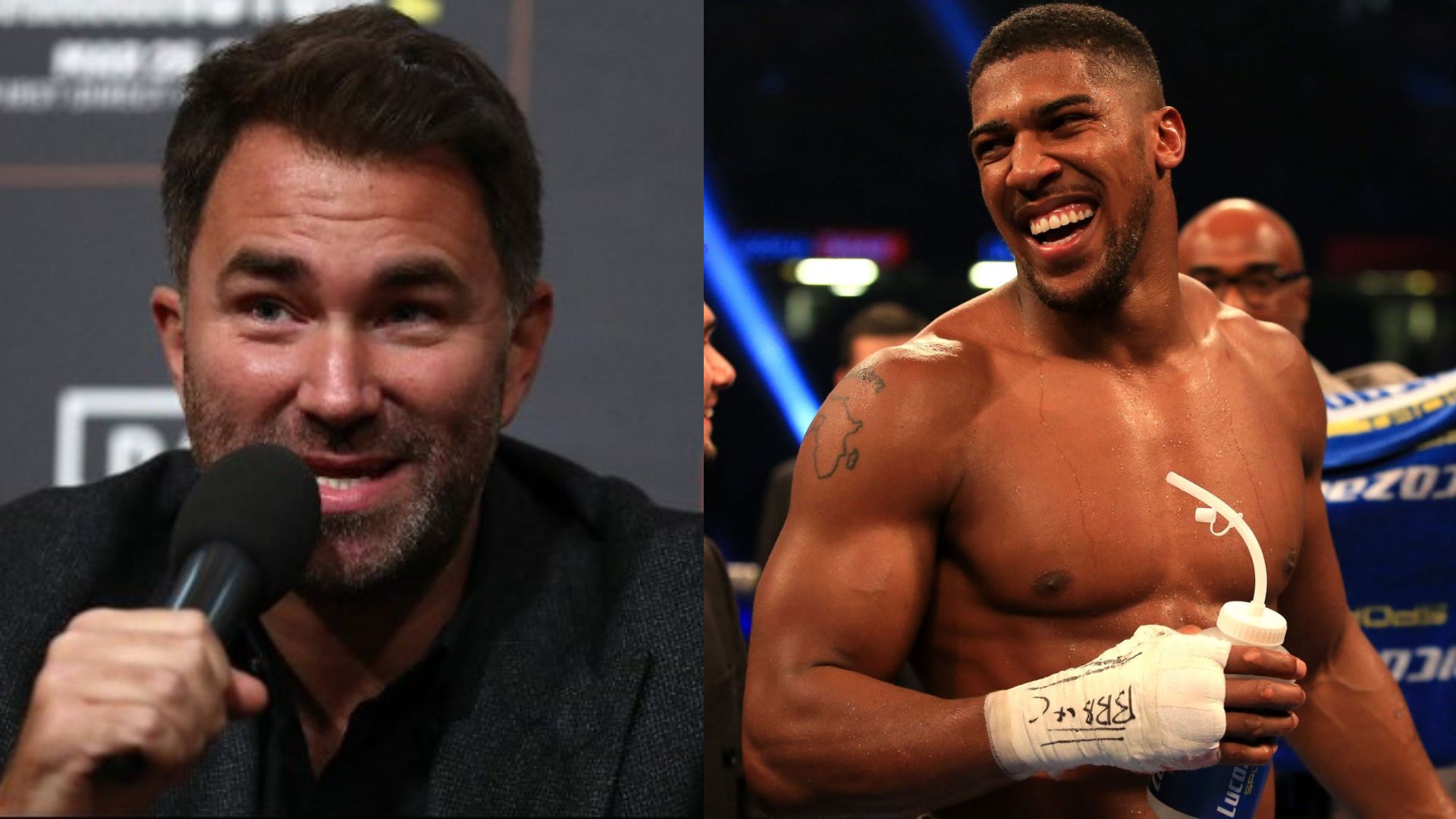Anthony Joshua inside the ring