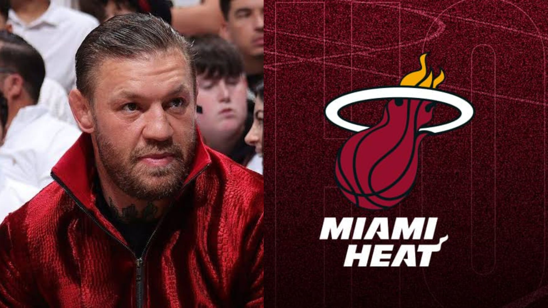 Conor McGregor at the Miami Heat arena