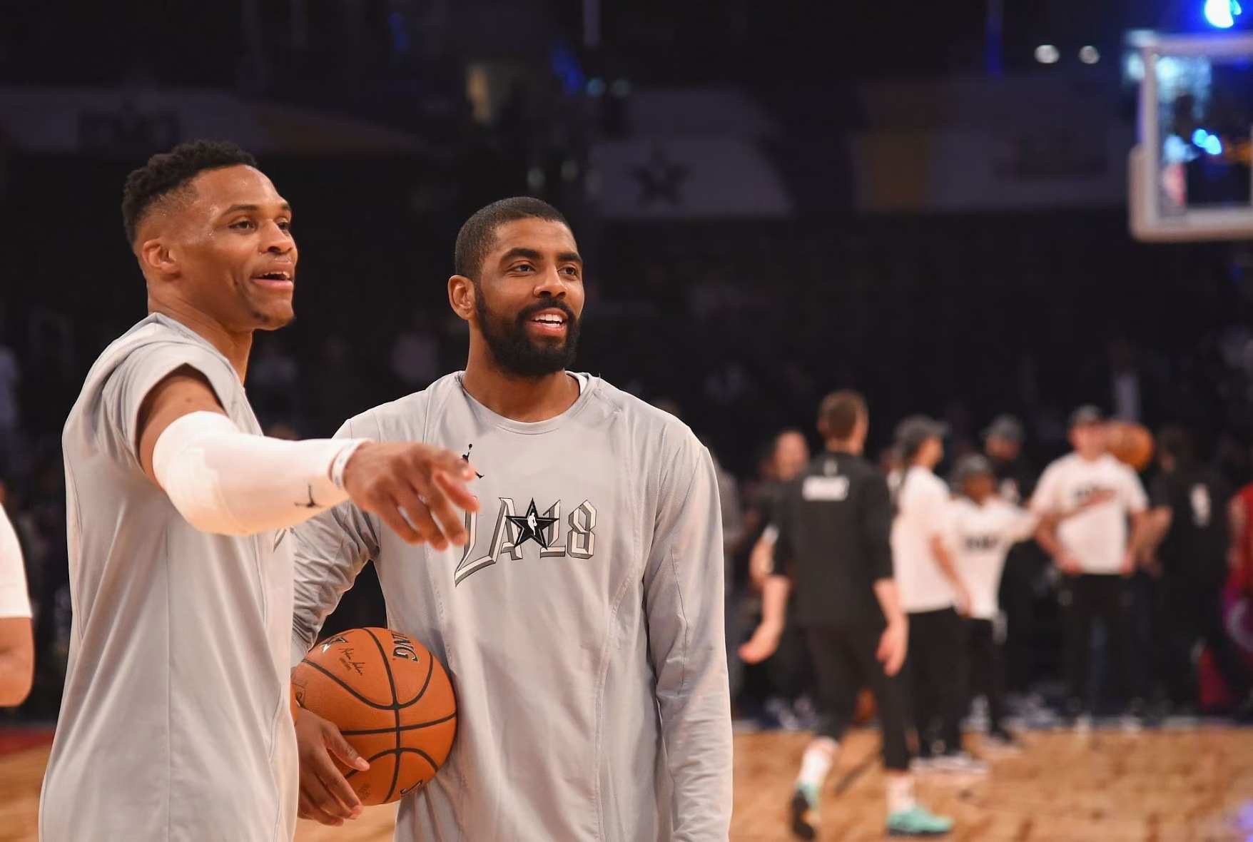 Russell Westbrook and Kyrie Irving