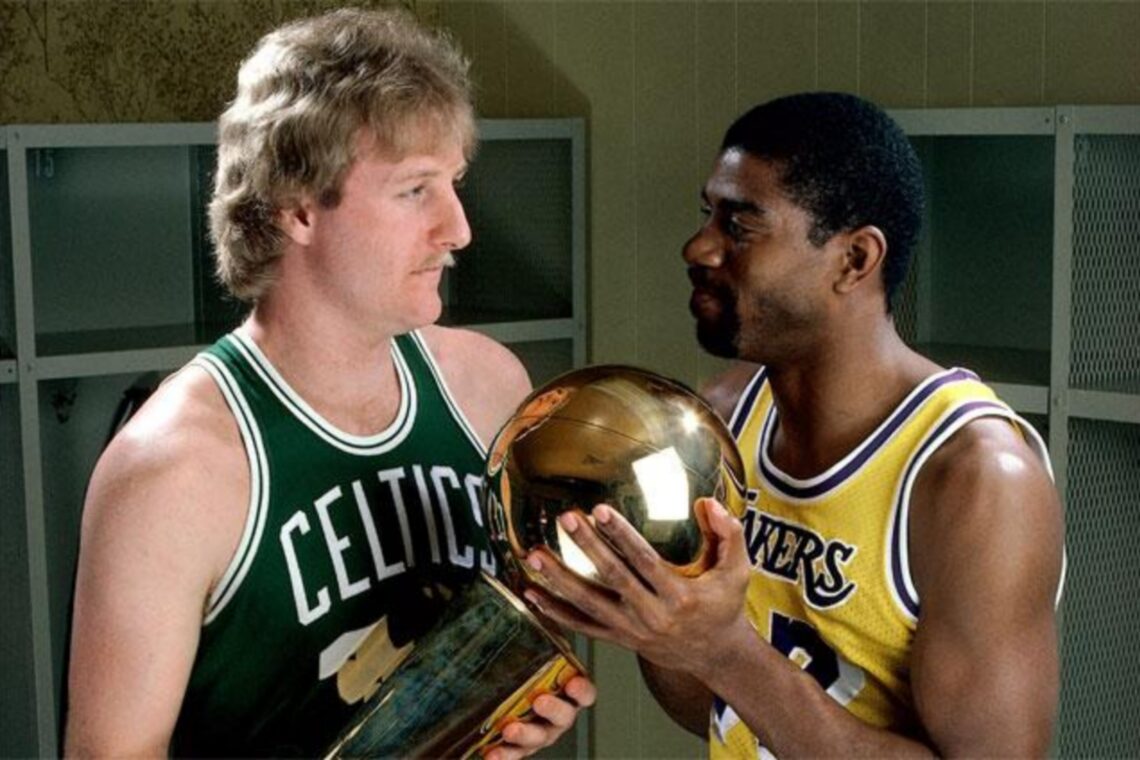 Larry Bird and Magic Johnson