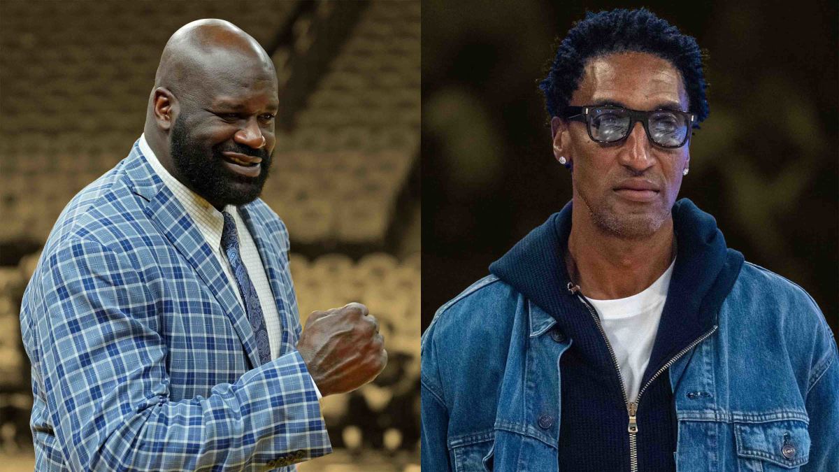 Shaquille O' Neal and Scottie Pippen