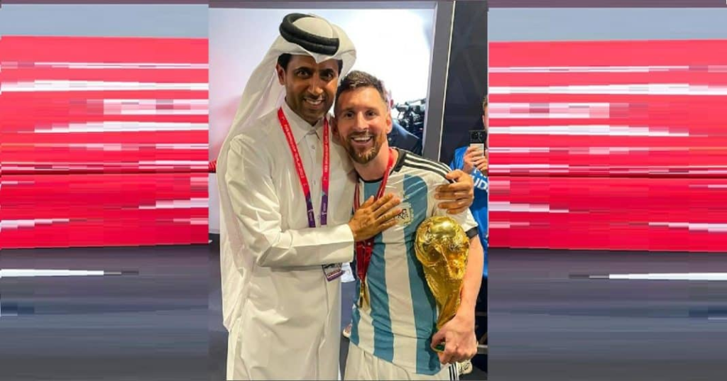 messi and Al-Khelaifi