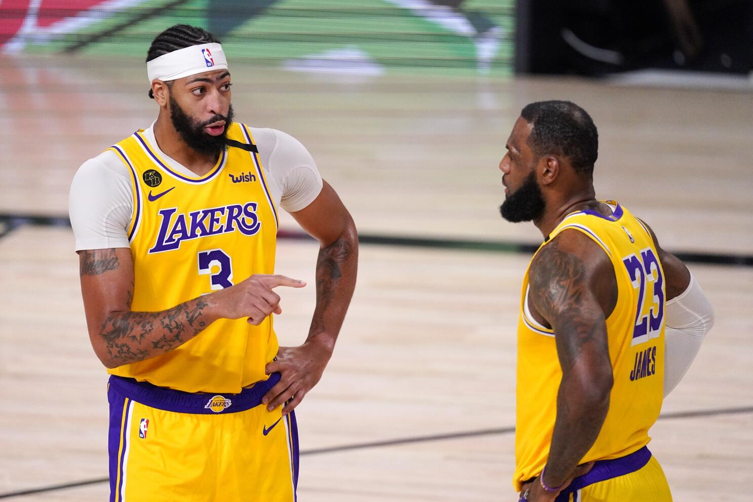 Anthony Davis and LeBron James