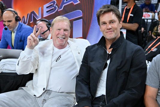 Tom Brady and Mark Davis