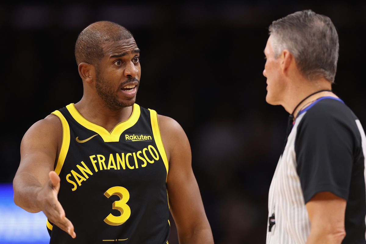 Chris Paul and Scott Foster