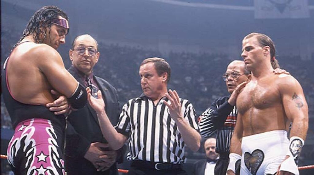 Shawn Michaels and Bret Hart