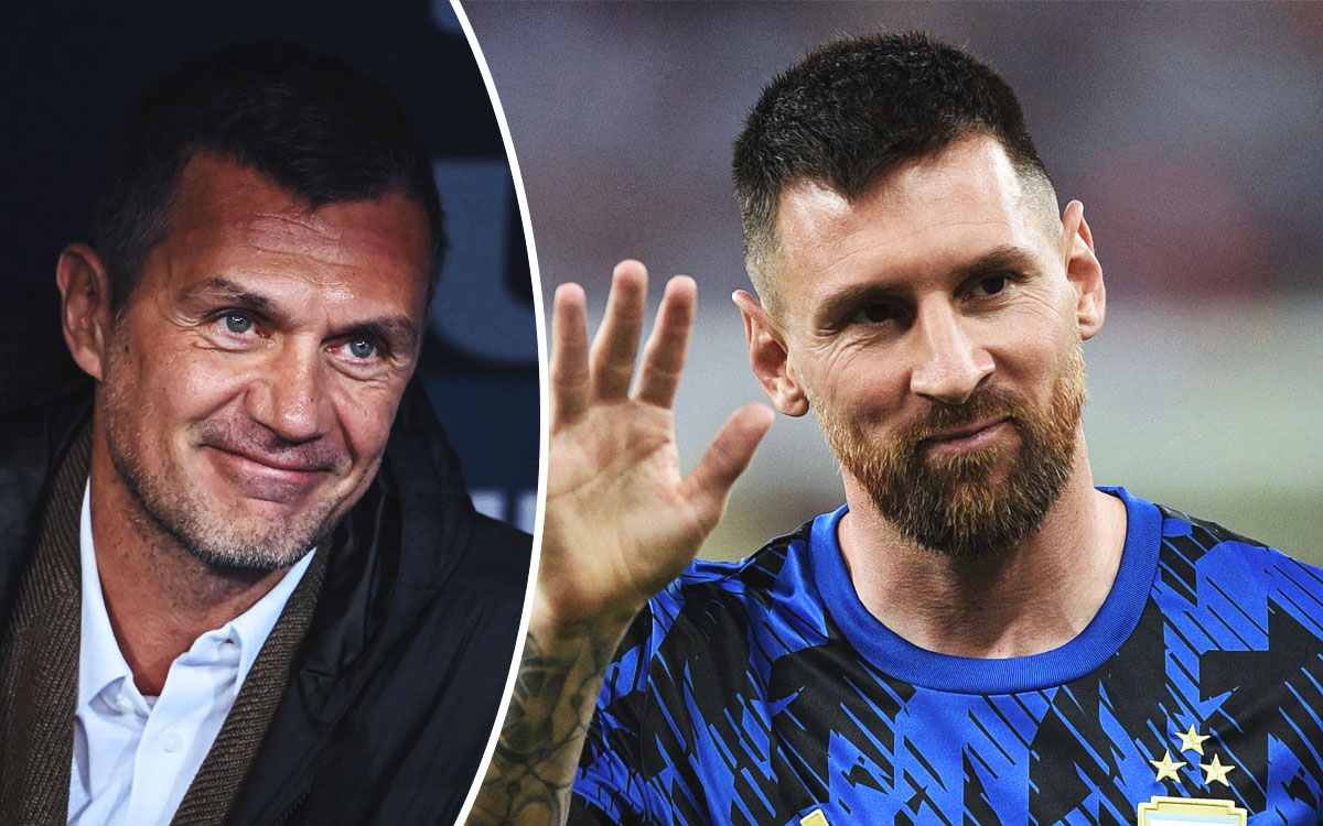 Paolo Maldini and Lionel Messi