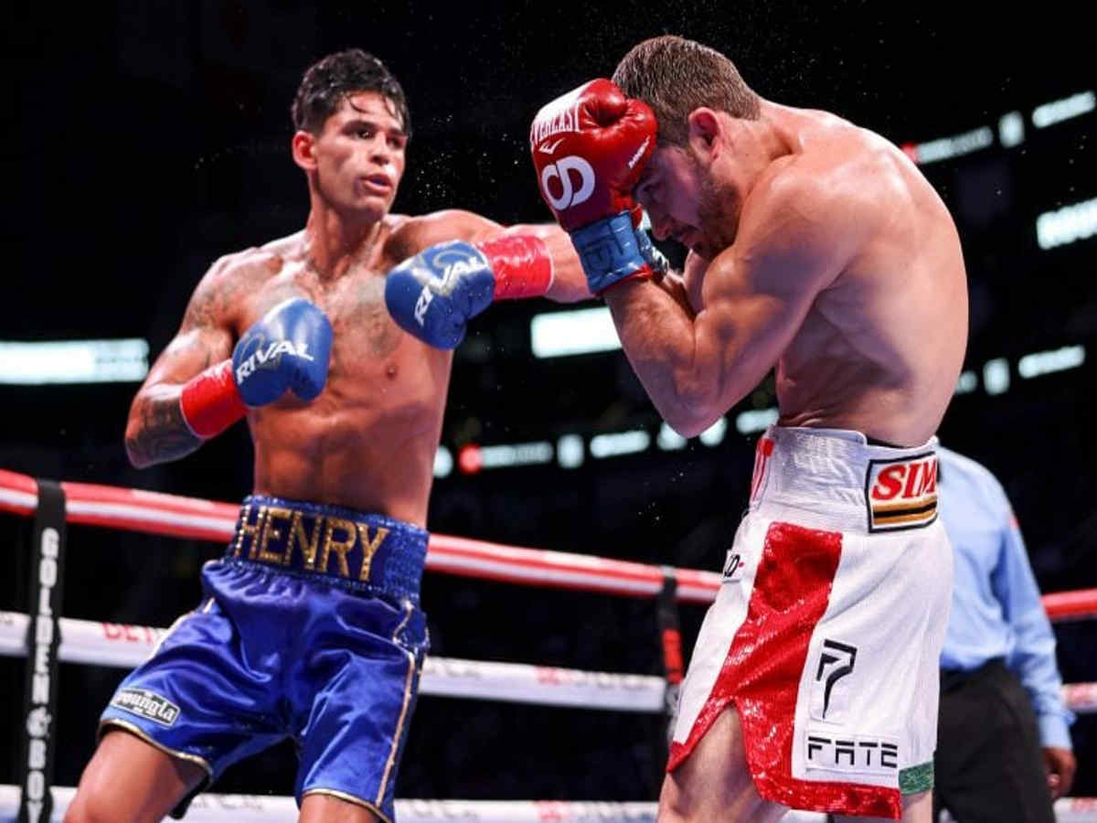 Ryan Garcia won in 8th round