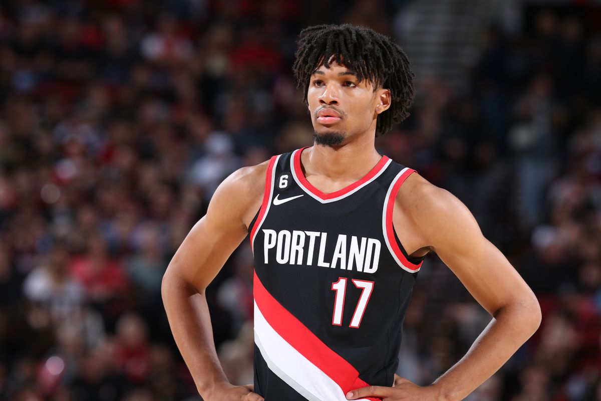 Portland Trail Blazers guard Shaedon Sharpe