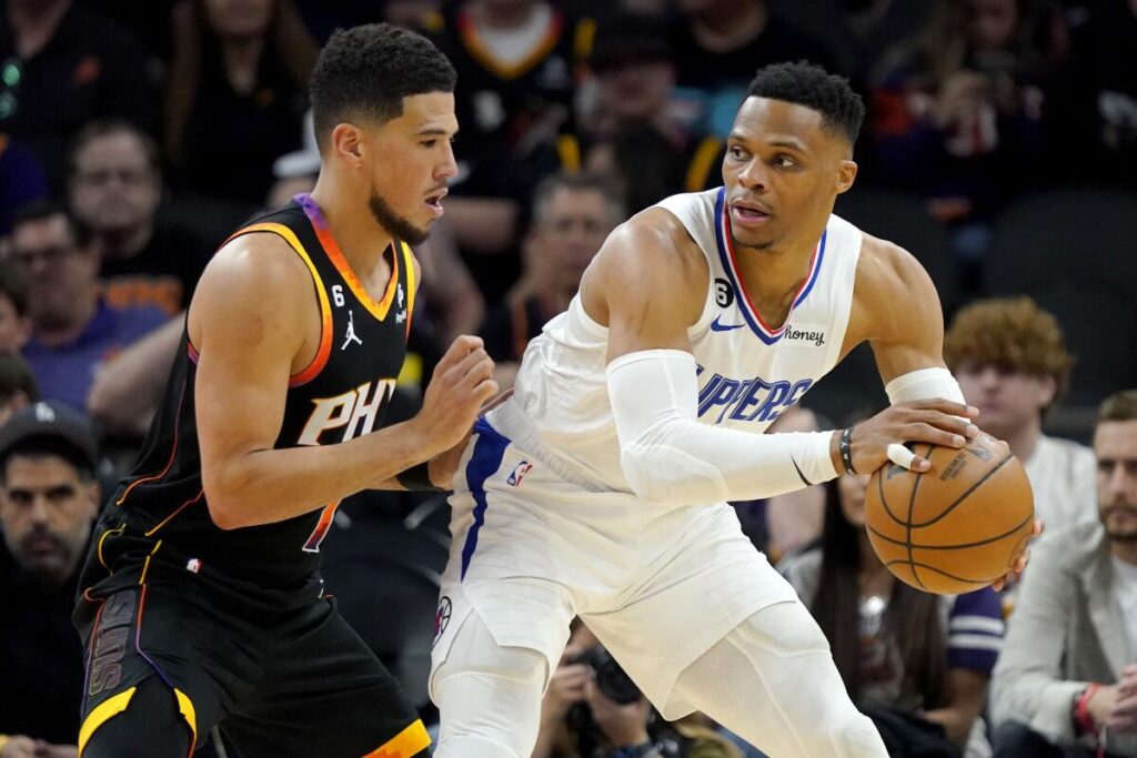 Clippers guard Russell Westbrook